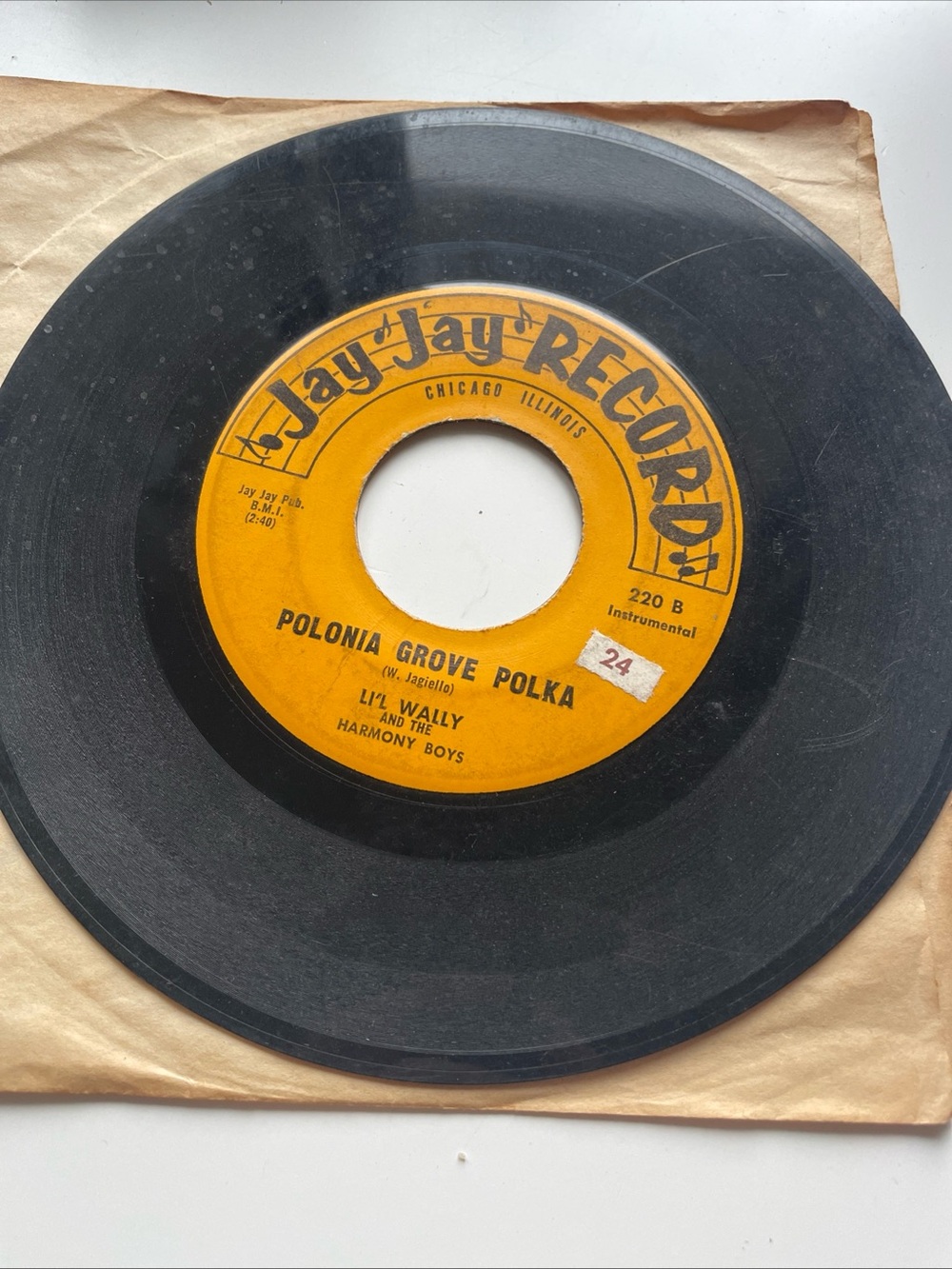 45 Rpm Vinyl Li’l Wally What Is This? Polka Twist/Polish Polka Twist